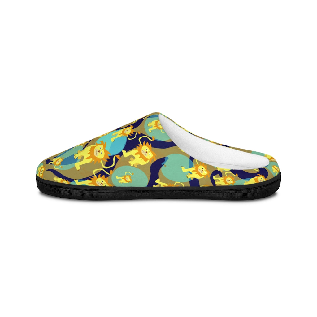 Lion Pattern Indoor Slippers