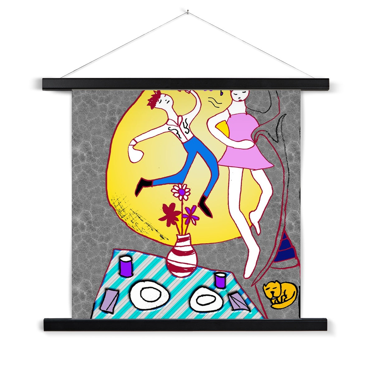 Dancin In The Moonlight Fine Art Print with Hanger