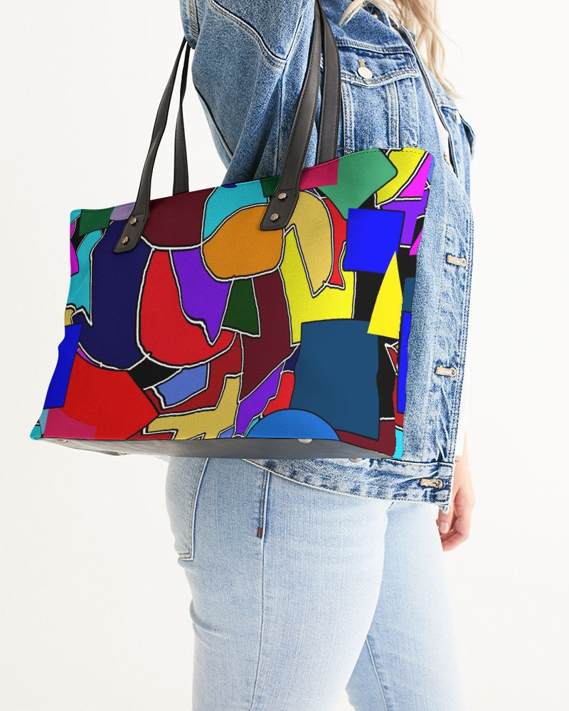 Crazy Color Abstract Stylish Tote