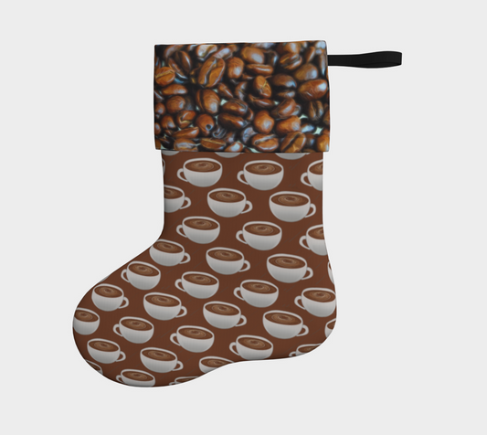 Coffee on Coffee Holiday Stocking