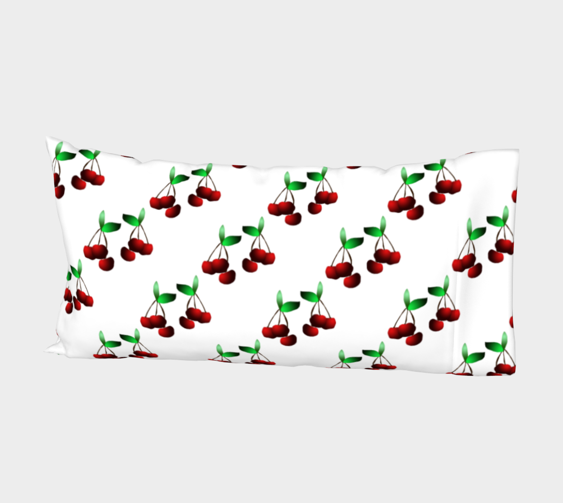 Cherries Pattern Bed Pillow Sleeve