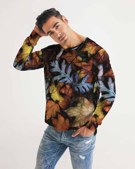 Mid October Leaves Men's Long Sleeve Tee