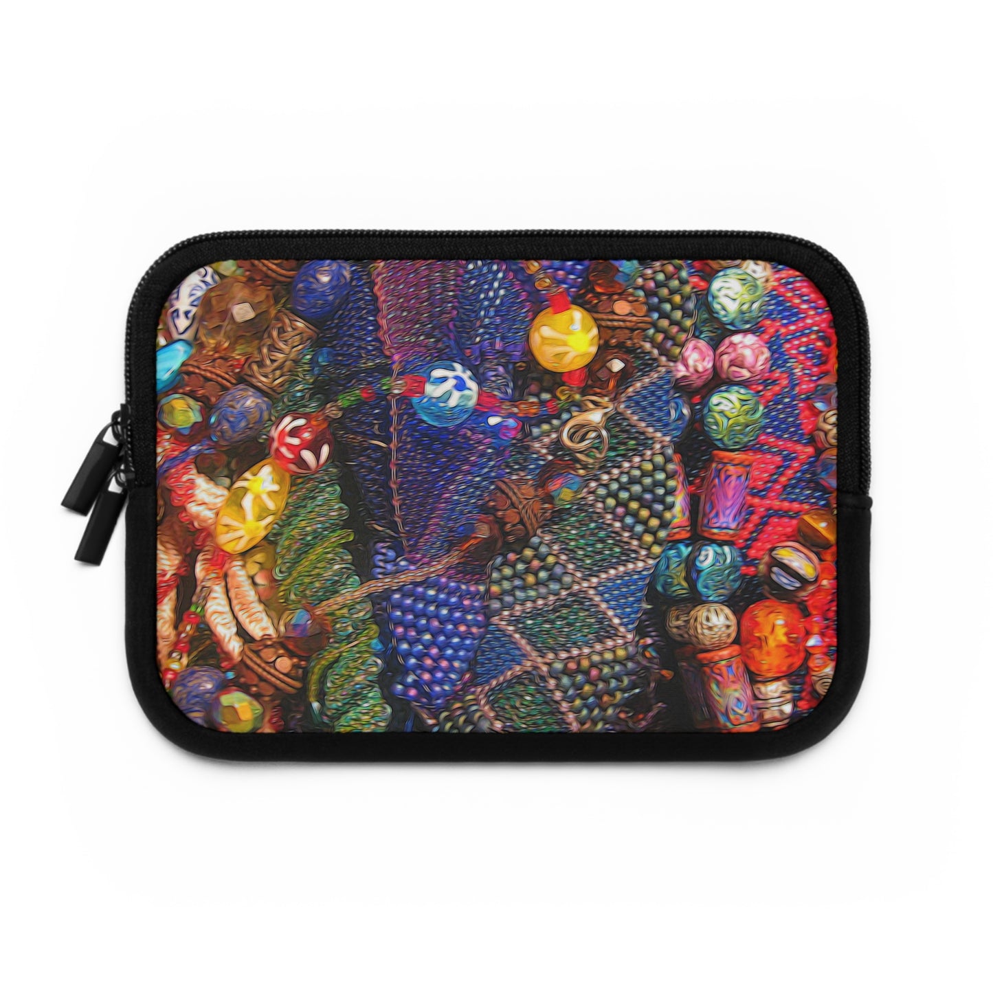 Beaded Jewelry Still Life Laptop Sleeve