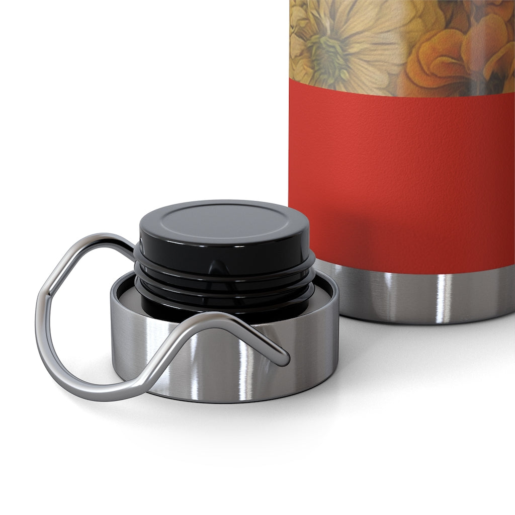 Yellow Zinnias 22oz Vacuum Insulated Bottle