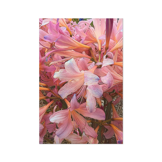 Pink Amaryllis Hahnemühle Photo Rag Print