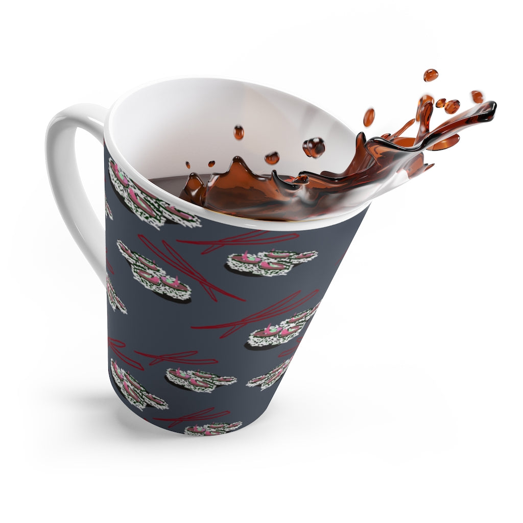 Sushi Pattern Latte mug