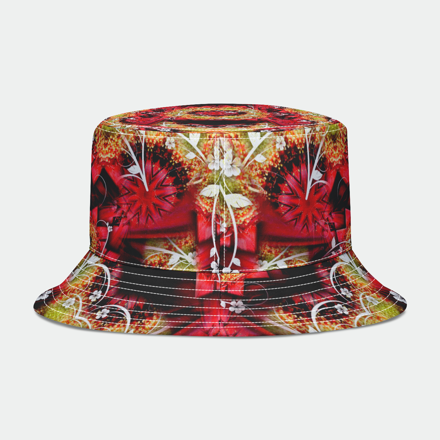 Victorian Vines and Flowers Bucket Hat