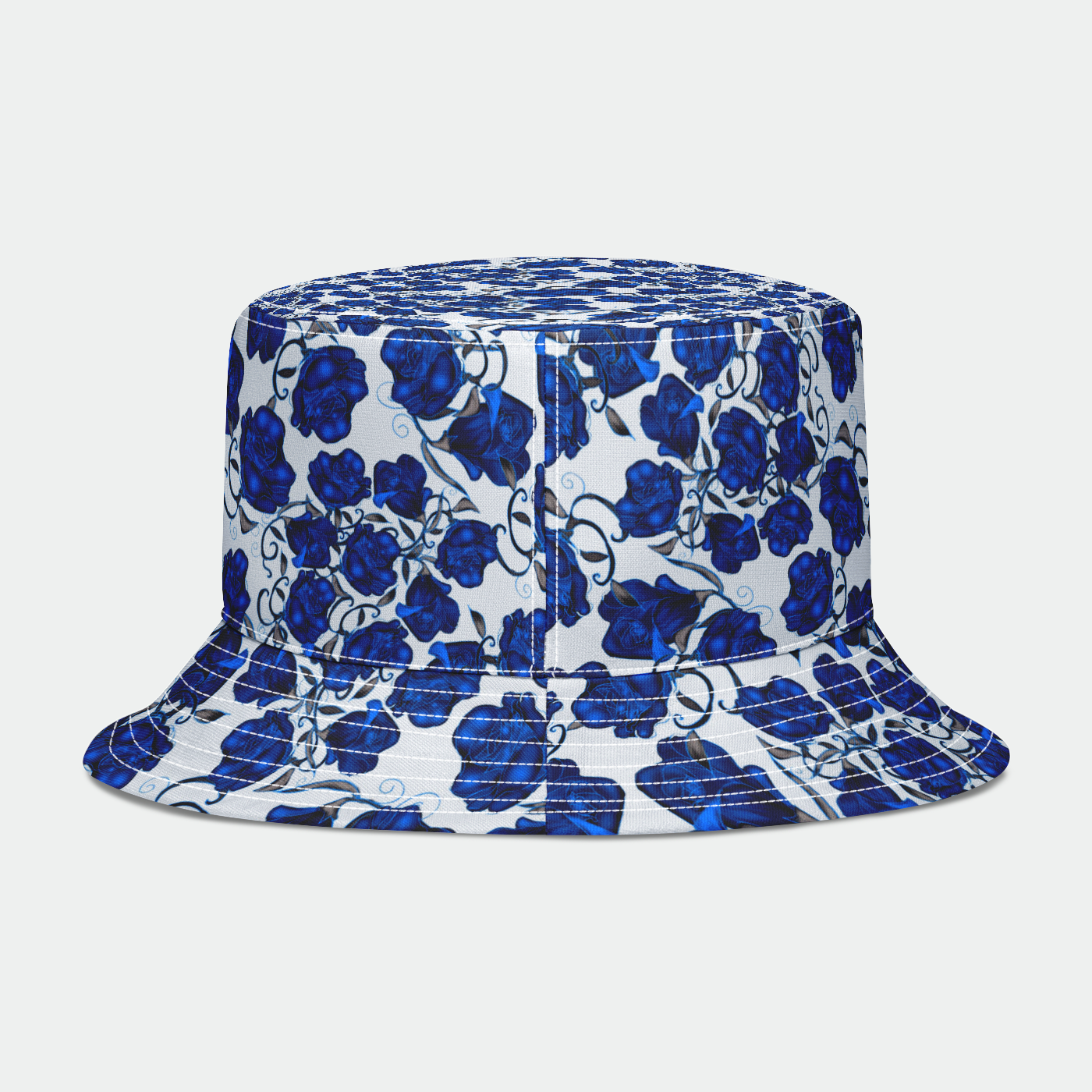 Blue Roses Bucket Hat