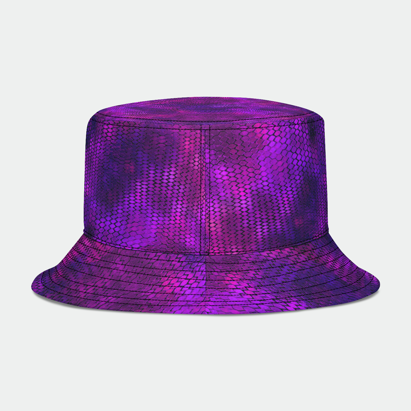 Pink Dragon Scales Bucket Hat