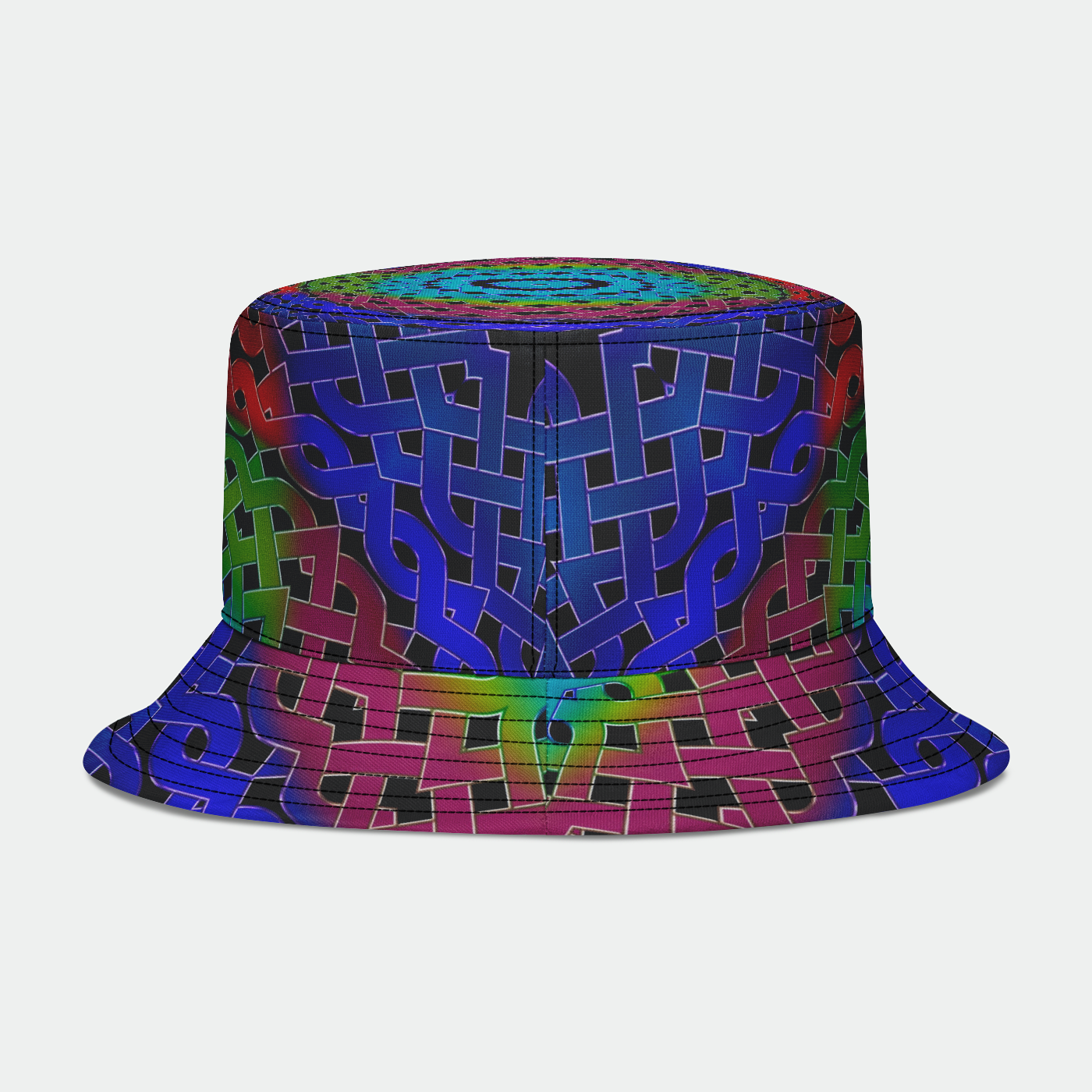 Rainbow Celtic Knot Bucket Hat