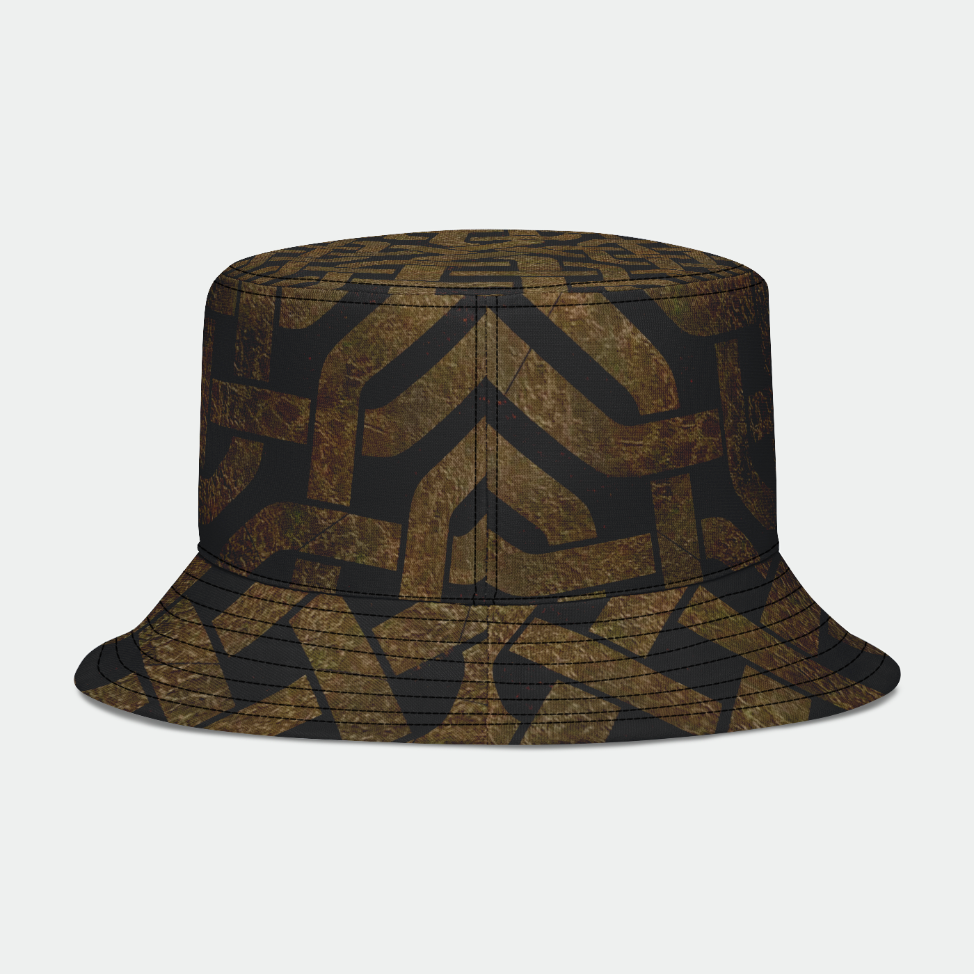 Light Faux Leather Celtic Knot Bucket Hat