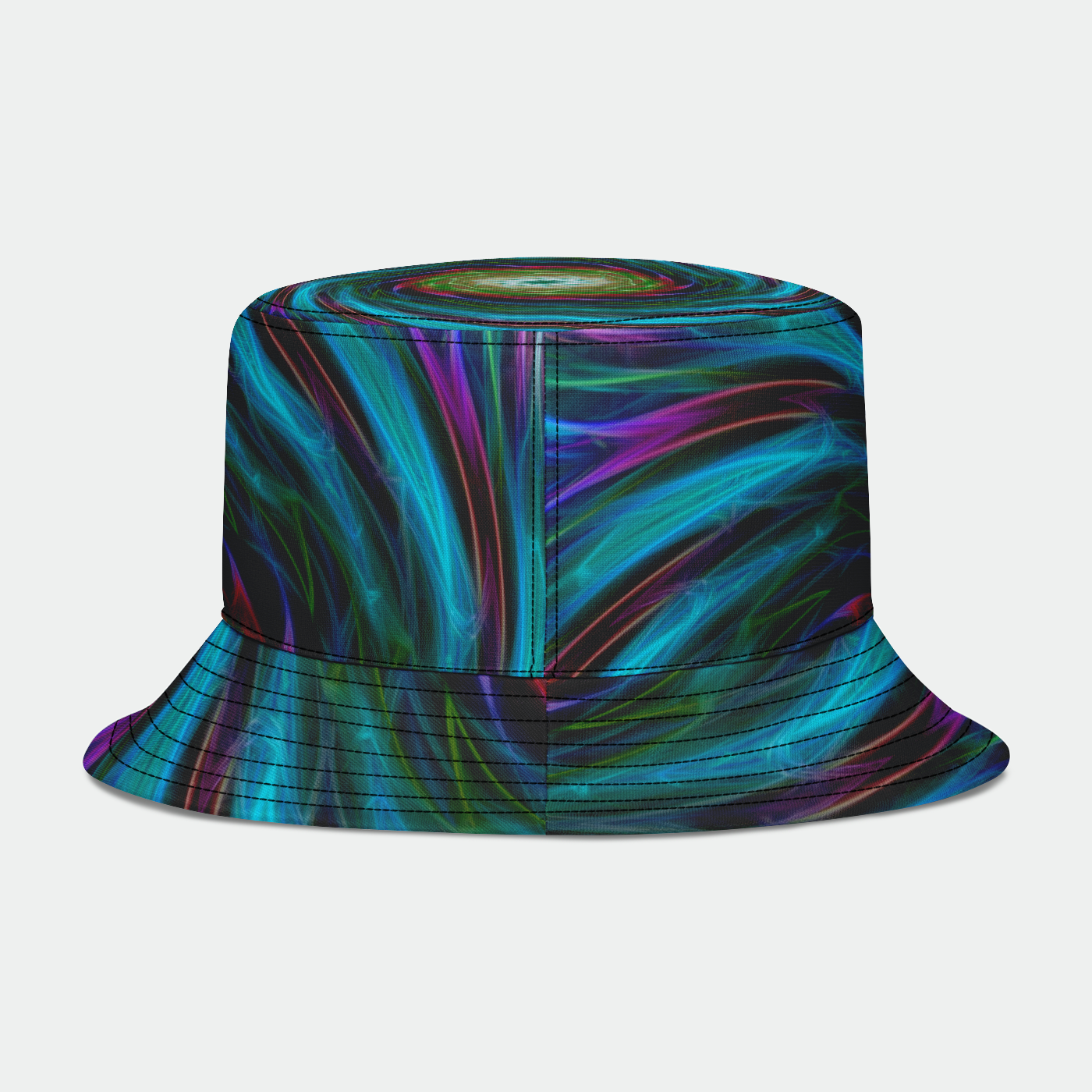 Turquoise Swirl Bucket Hat