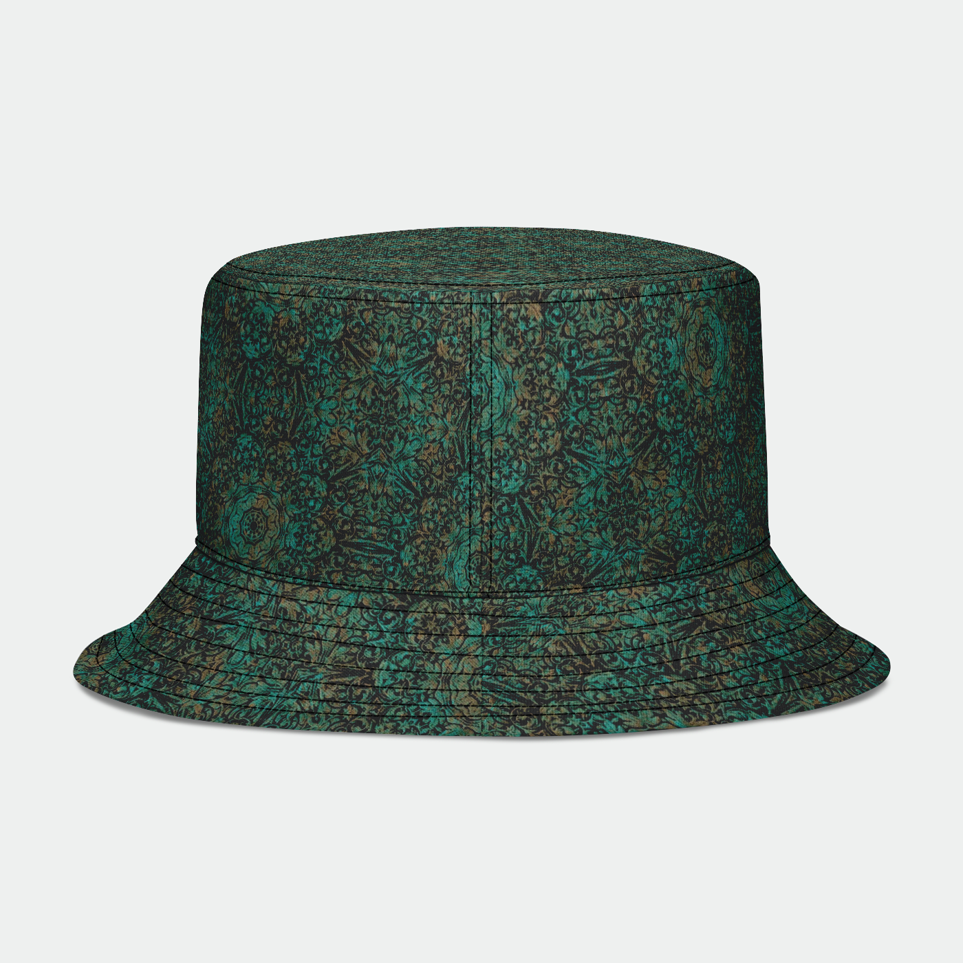 Copper Patina Pattern Bucket Hat
