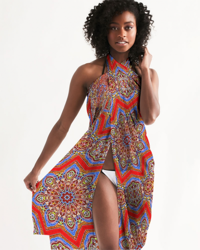 Medieval Kaleidoscope Swim Cover Up