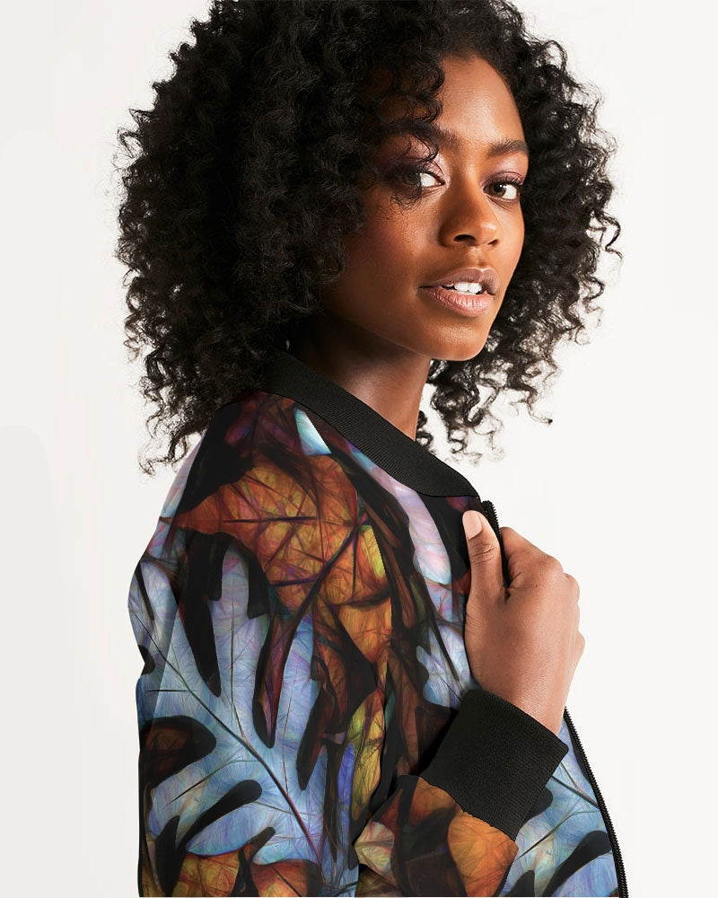Mid October Leaves Women's Bomber Jacket
