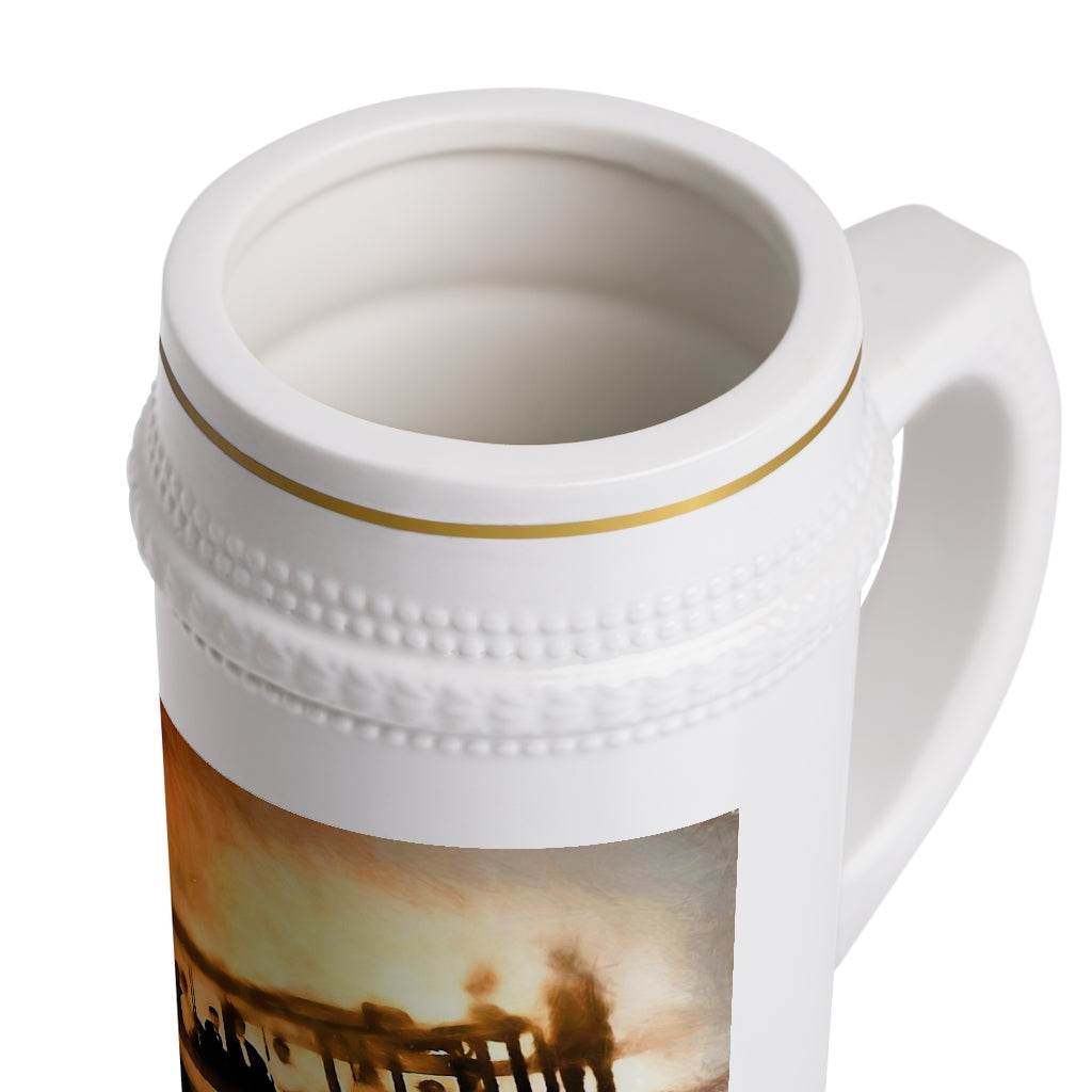 Vintage Boating Family Stein Mug