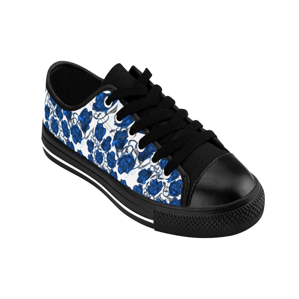 Blue Roses Women's Sneakers