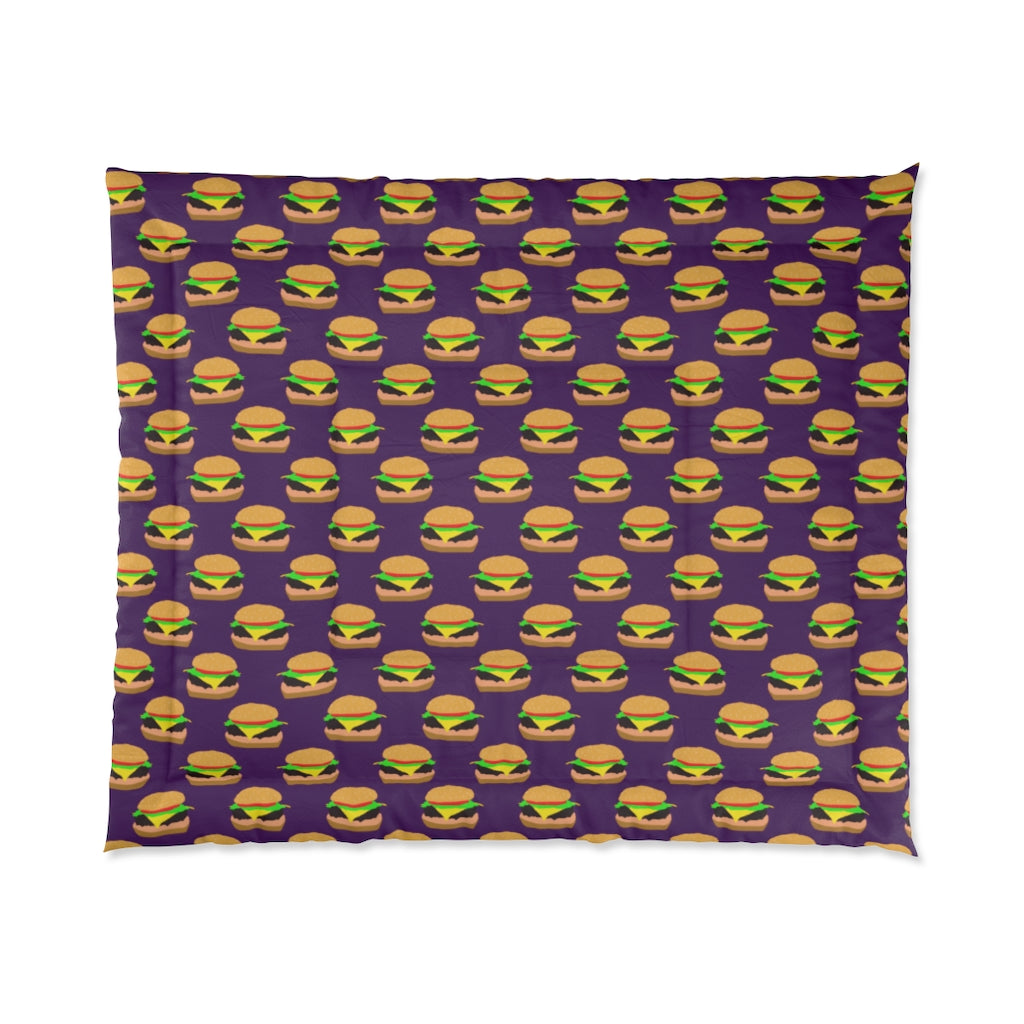 Burger Pattern Comforter