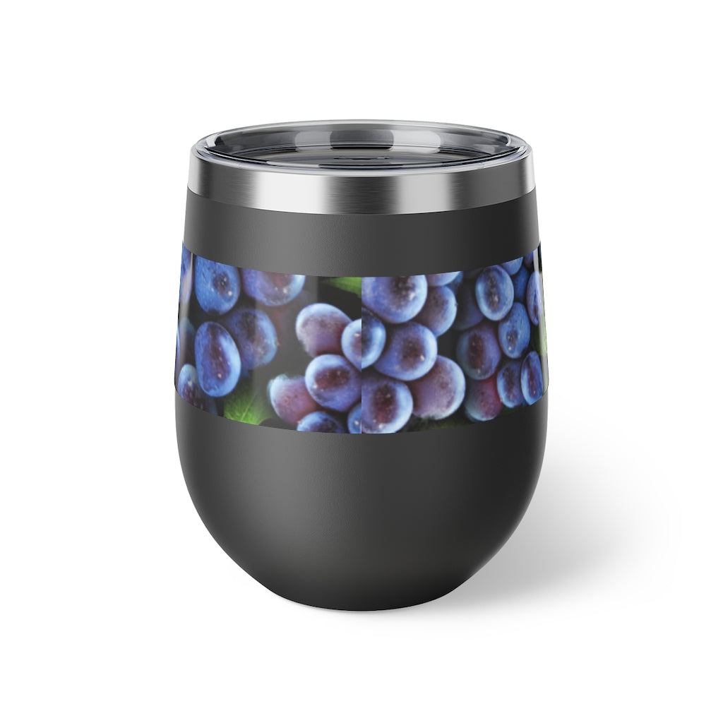 Grapes on the Vine Copper Vacuum Insulated Cup, 12oz