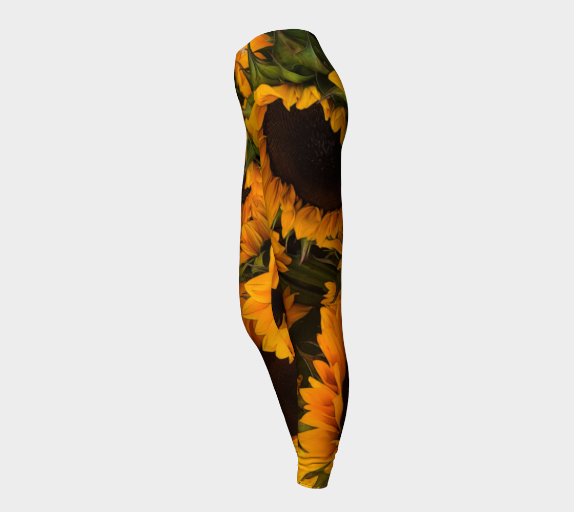 Sunflower Basket Leggings