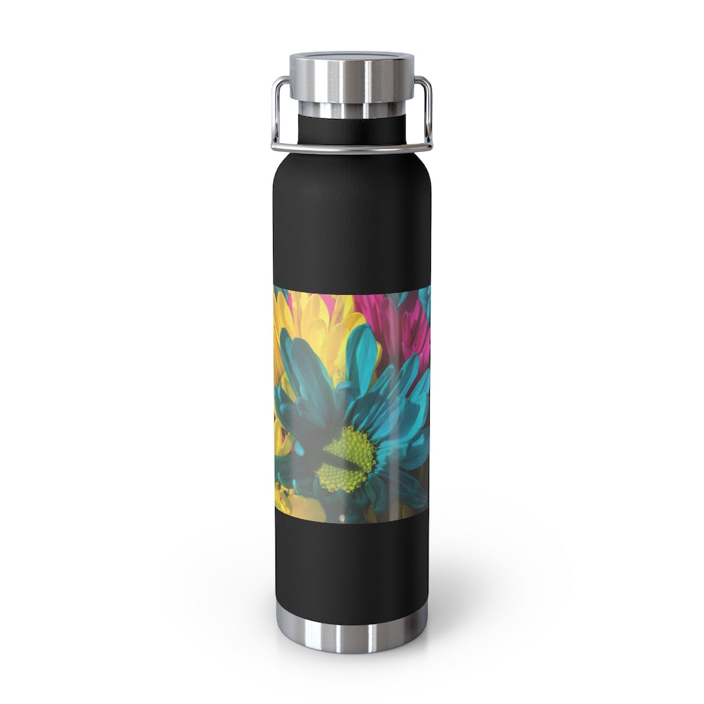 Raw Flowers 4 22oz Vacuum Insulated Bottle