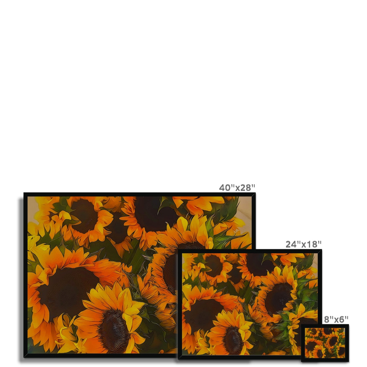 Sunflowers Framed Print