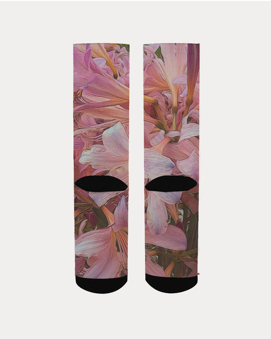 Pink Amaryllis Women's Socks