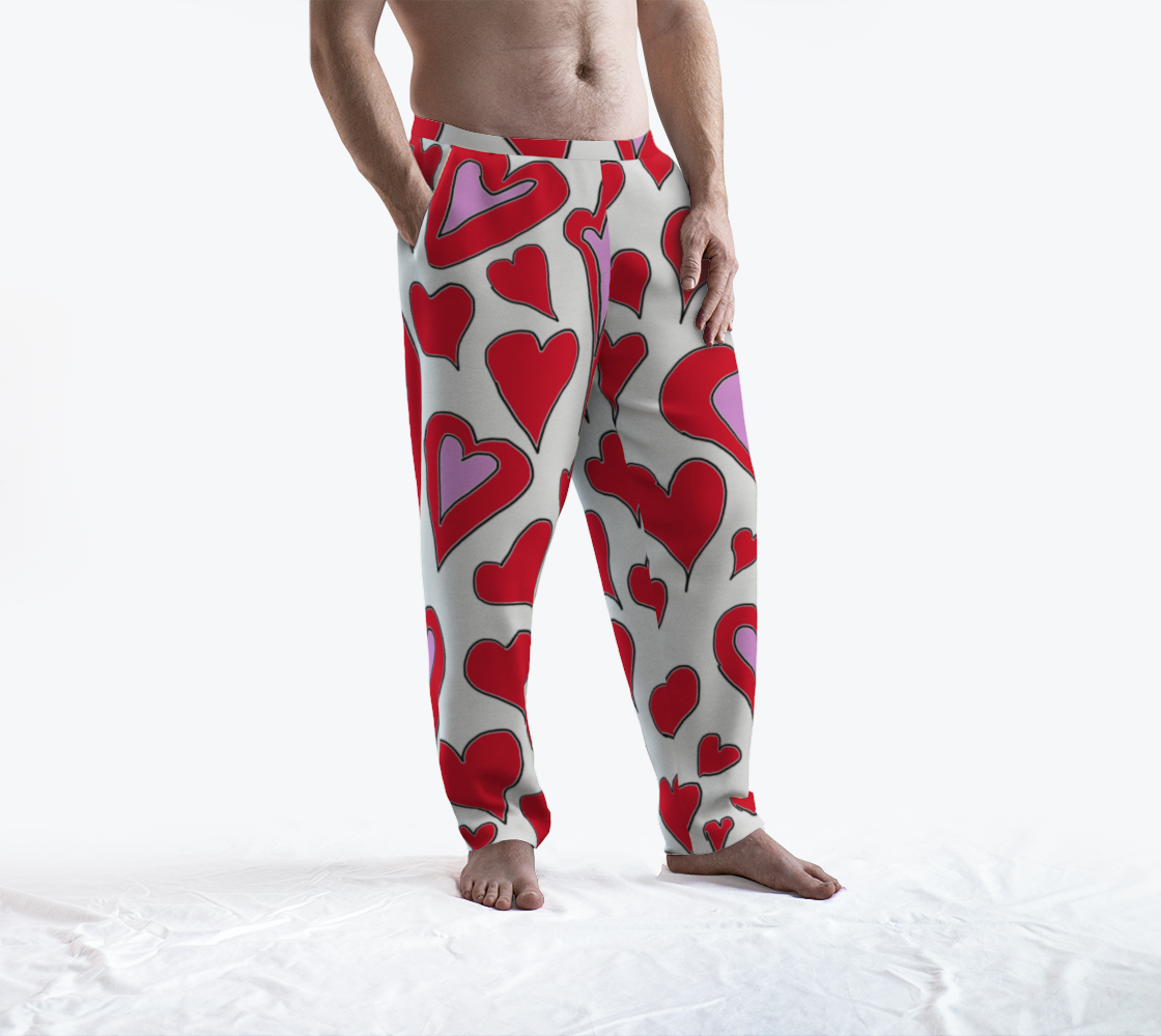 Hearts Drawing Lounge Pants