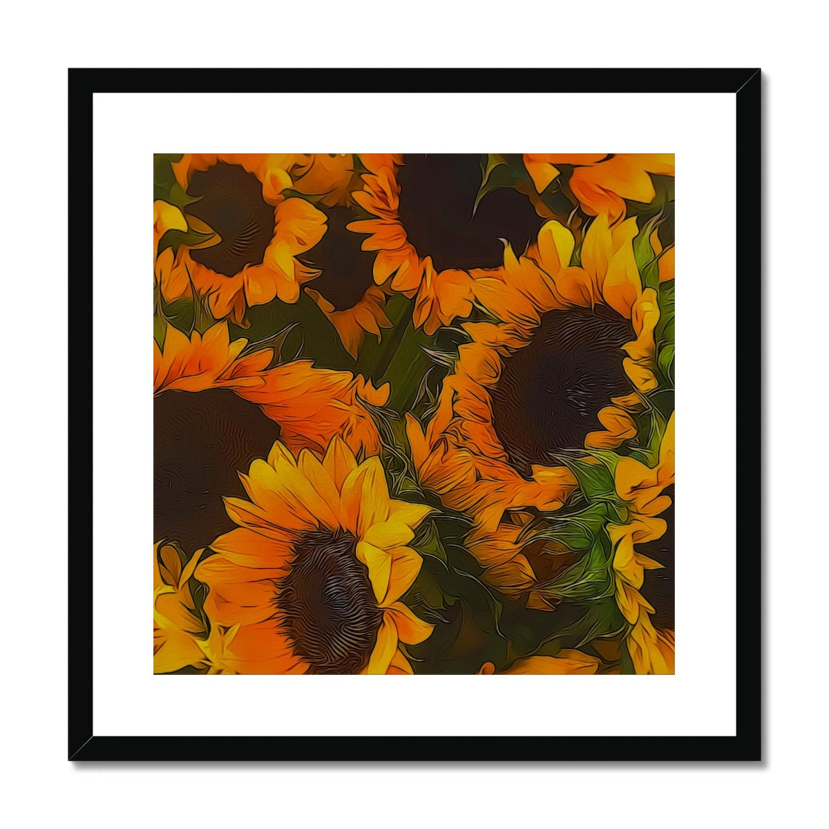 Sunflowers Framed & Mounted Print