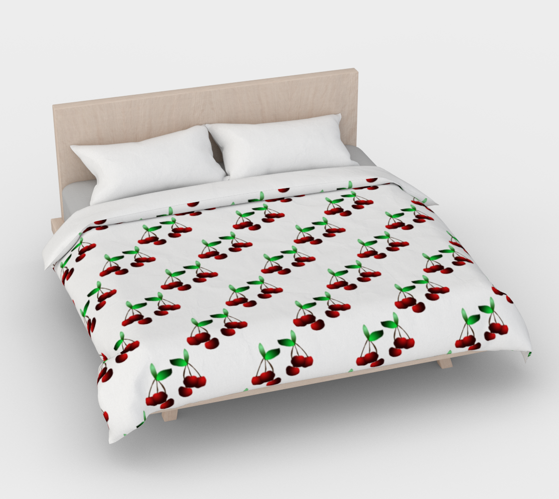 Cherries Pattern Duvet Cover