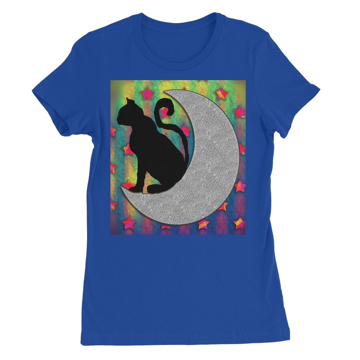 Cat On A Moon Women's Favourite T-Shirt