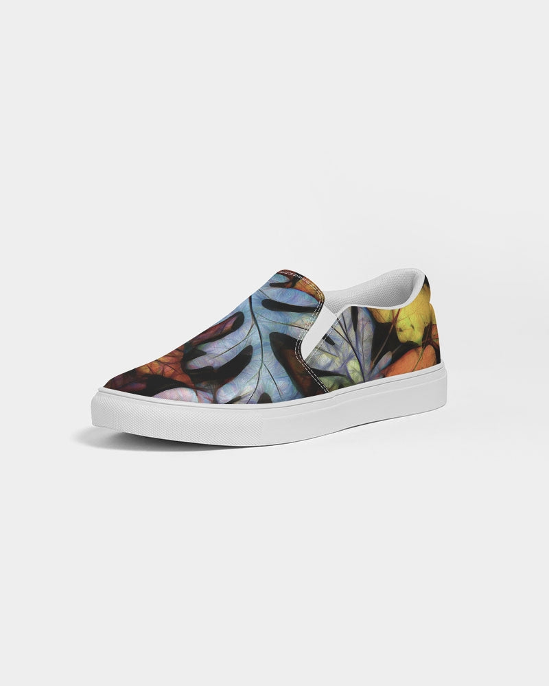 Mid October Leaves Women's Slip-On Canvas Shoe