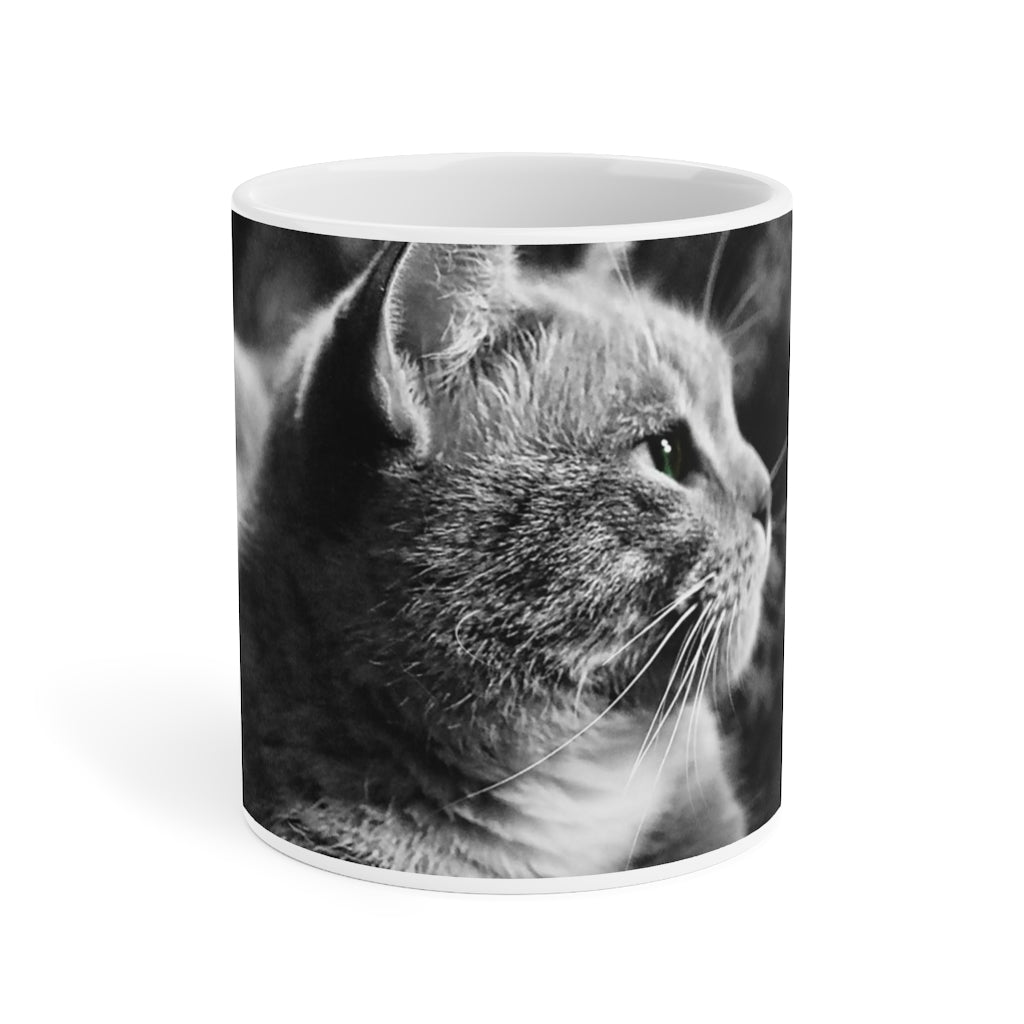 Marley Cat In Black and White Ceramic Mugs (11oz\15oz\20oz)