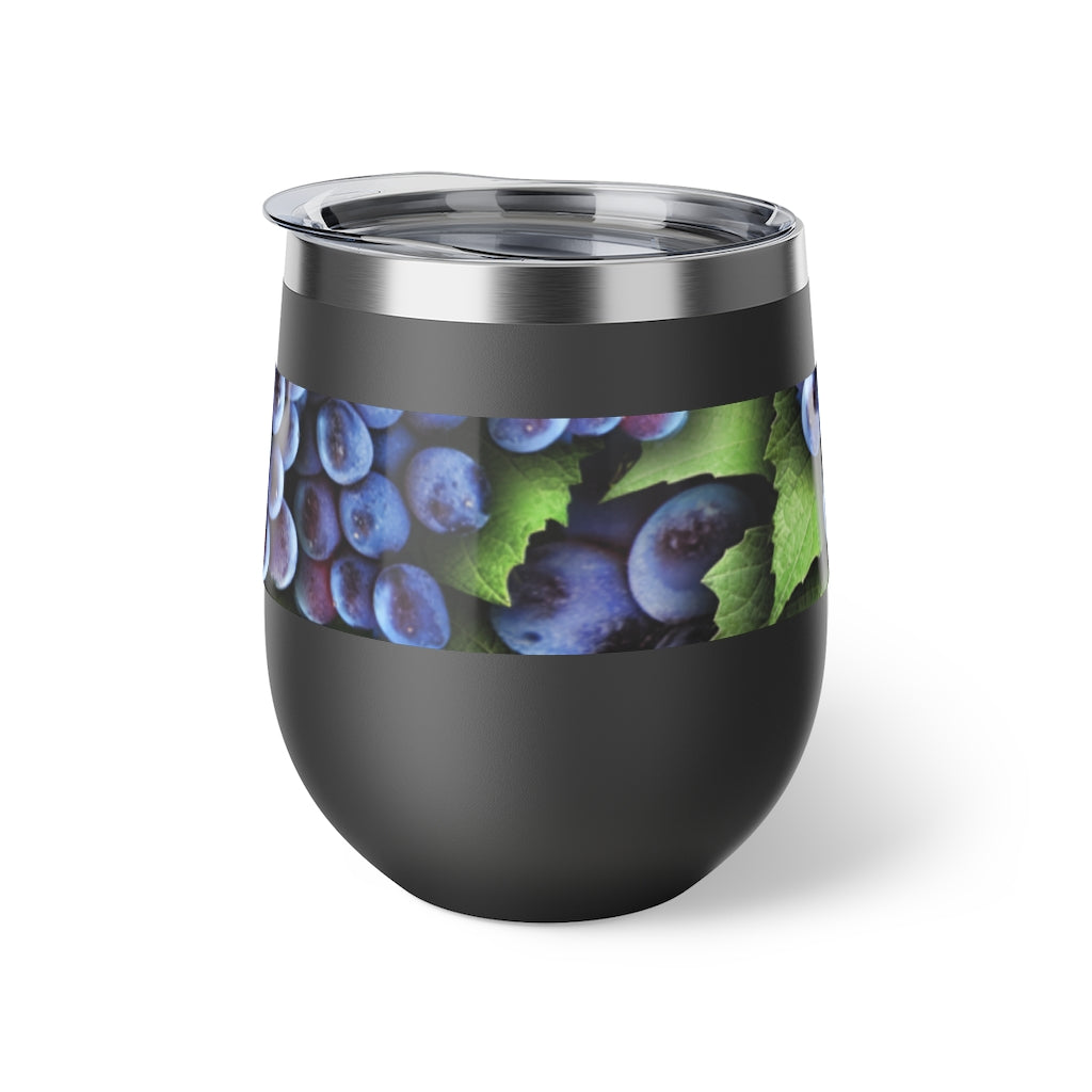 Grapes on the Vine Copper Vacuum Insulated Cup, 12oz