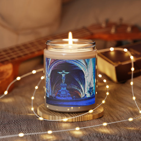 Vintage Travel Cathedral Church Interior Scented Candle, 9oz