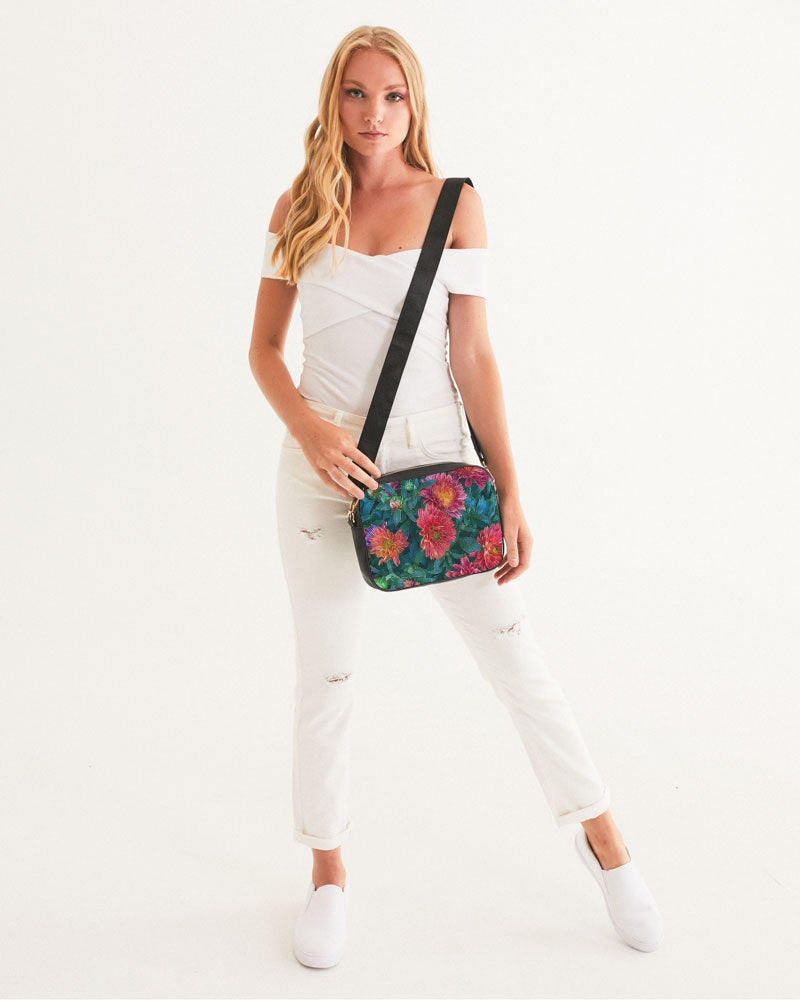 Warm Fall Mums Crossbody Bag