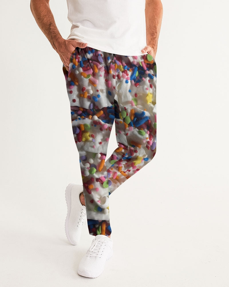 Rainbow Sprinkles On Whipped Cream Men's Joggers