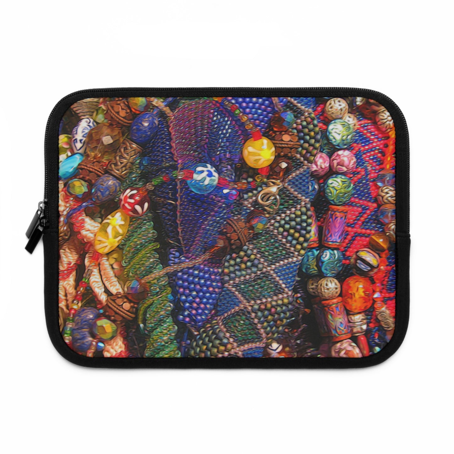 Beaded Jewelry Still Life Laptop Sleeve