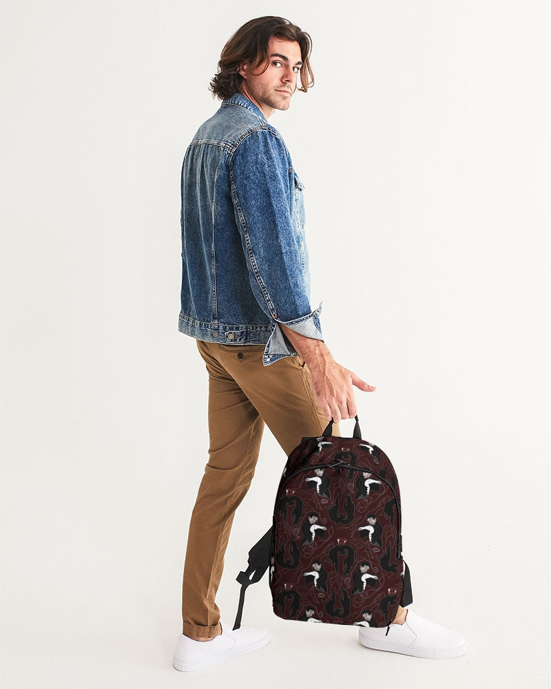 Vampire Pattern Large Backpack