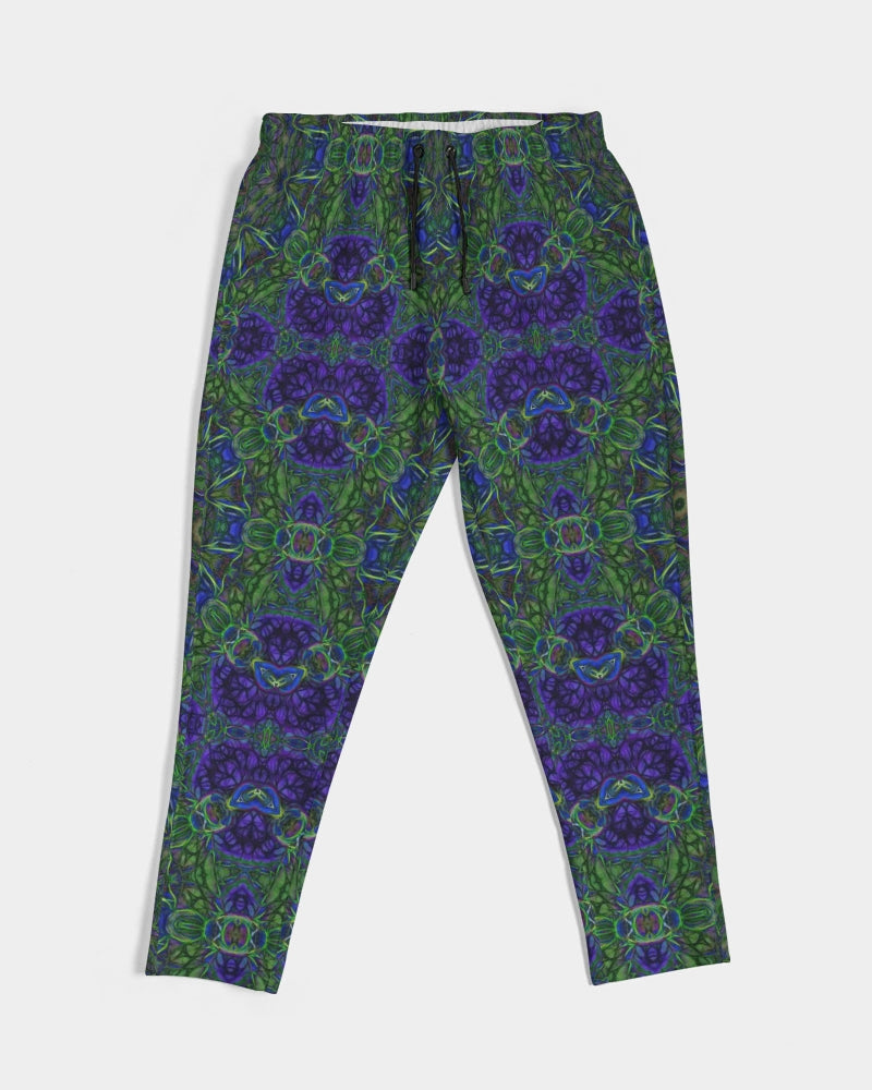 blue Green Ribbon Kaleidoscope Men's Joggers