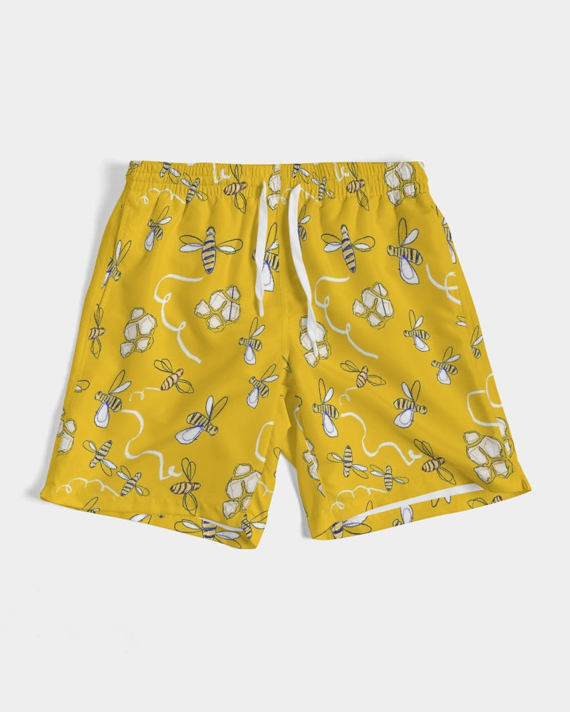 Honey B ees Men's Swim Trunk