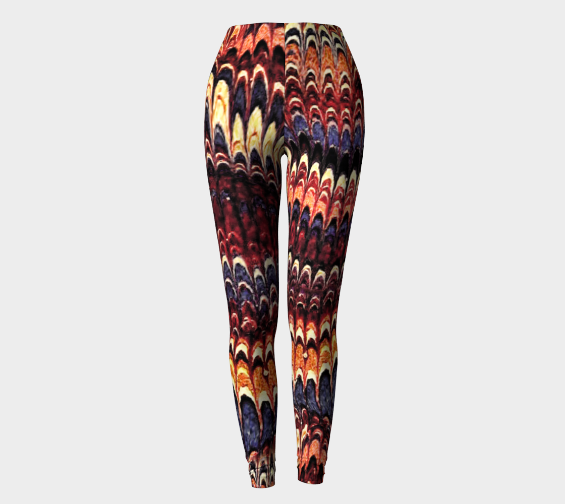 Marbled Paper Leggings