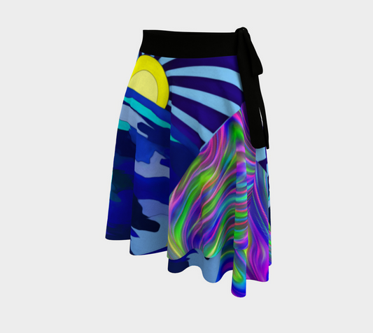 Sunset On The Lake Wrap Skirt