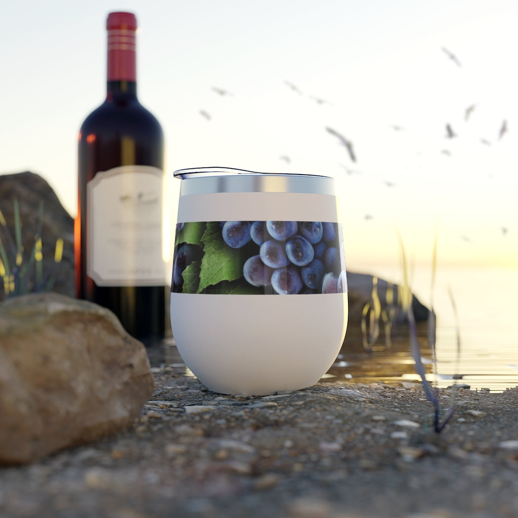 Grapes on the Vine Copper Vacuum Insulated Cup, 12oz