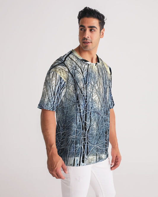 4 Oclock Winter Landscape Men's Premium Heavyweight Tee