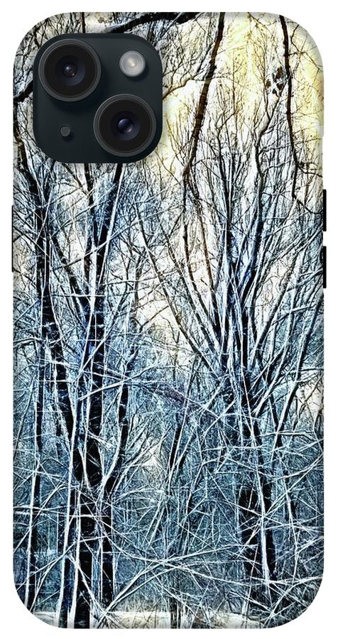 4 Oclock Winter Landscape - Phone Case