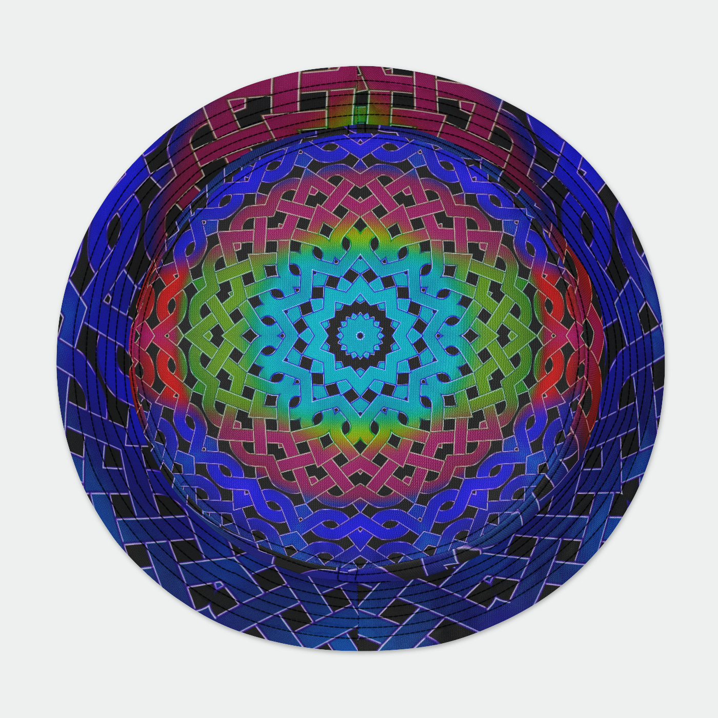 Rainbow Celtic Knot Bucket Hat