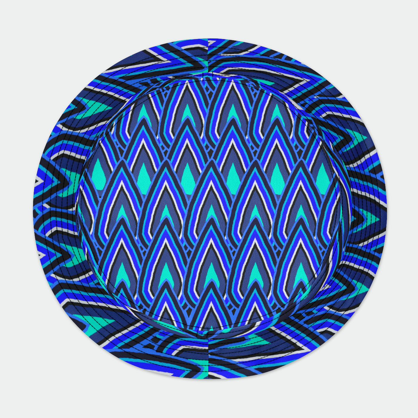 Teardrops In Blue Bucket Hat