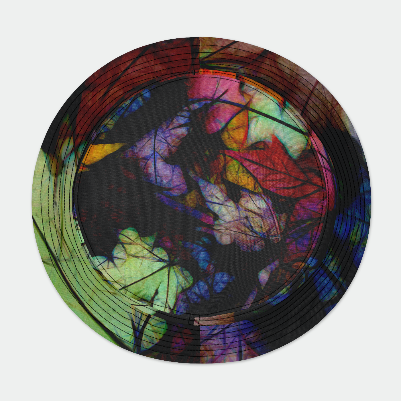 Fall Leaves Abstract Bucket Hat