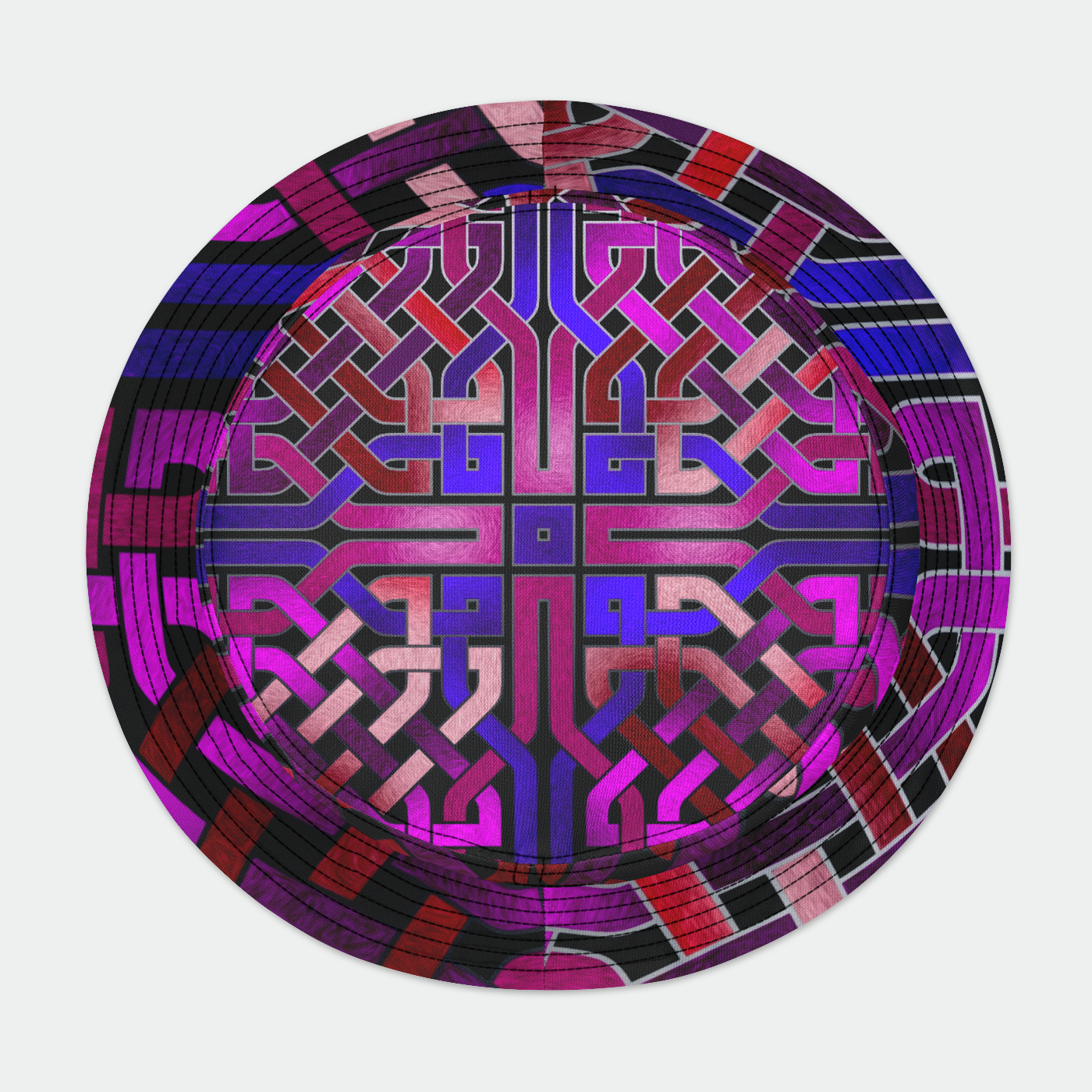 Pink Celtic Knot Bucket Hat